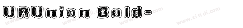 URUnion Bold字体转换